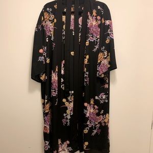 Long Floral Kimono- Medium